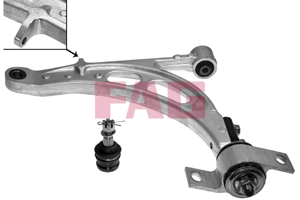Control/Trailing Arm, wheel suspension